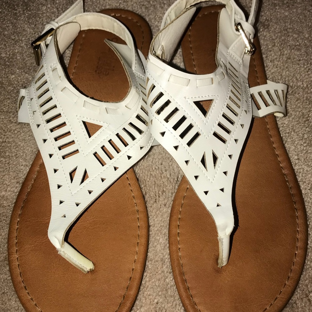 Charlotte Russe White Sandals